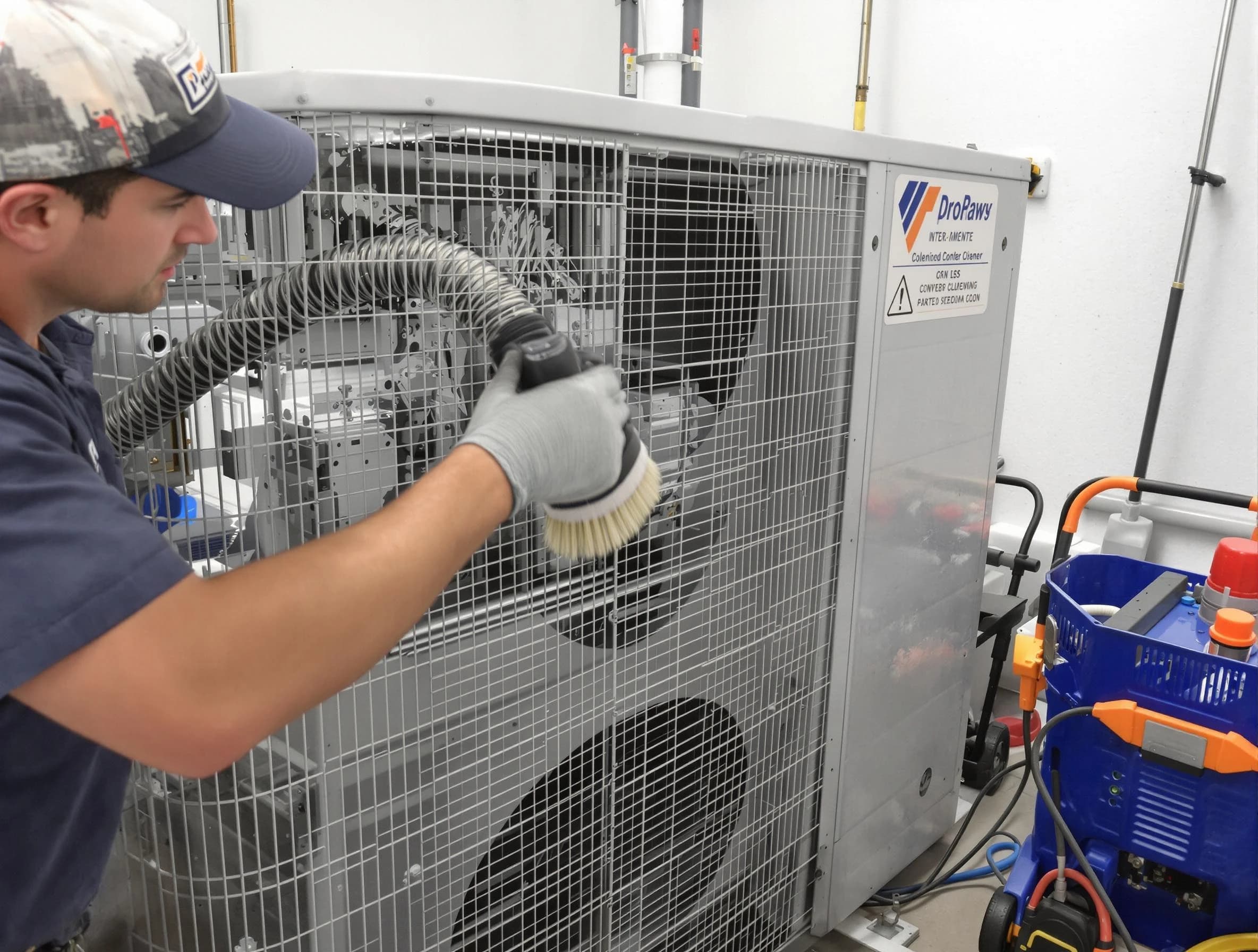 Fultondale Air Duct Cleaning specialist performing precision AC coil cleaning for improved system performance in Fultondale