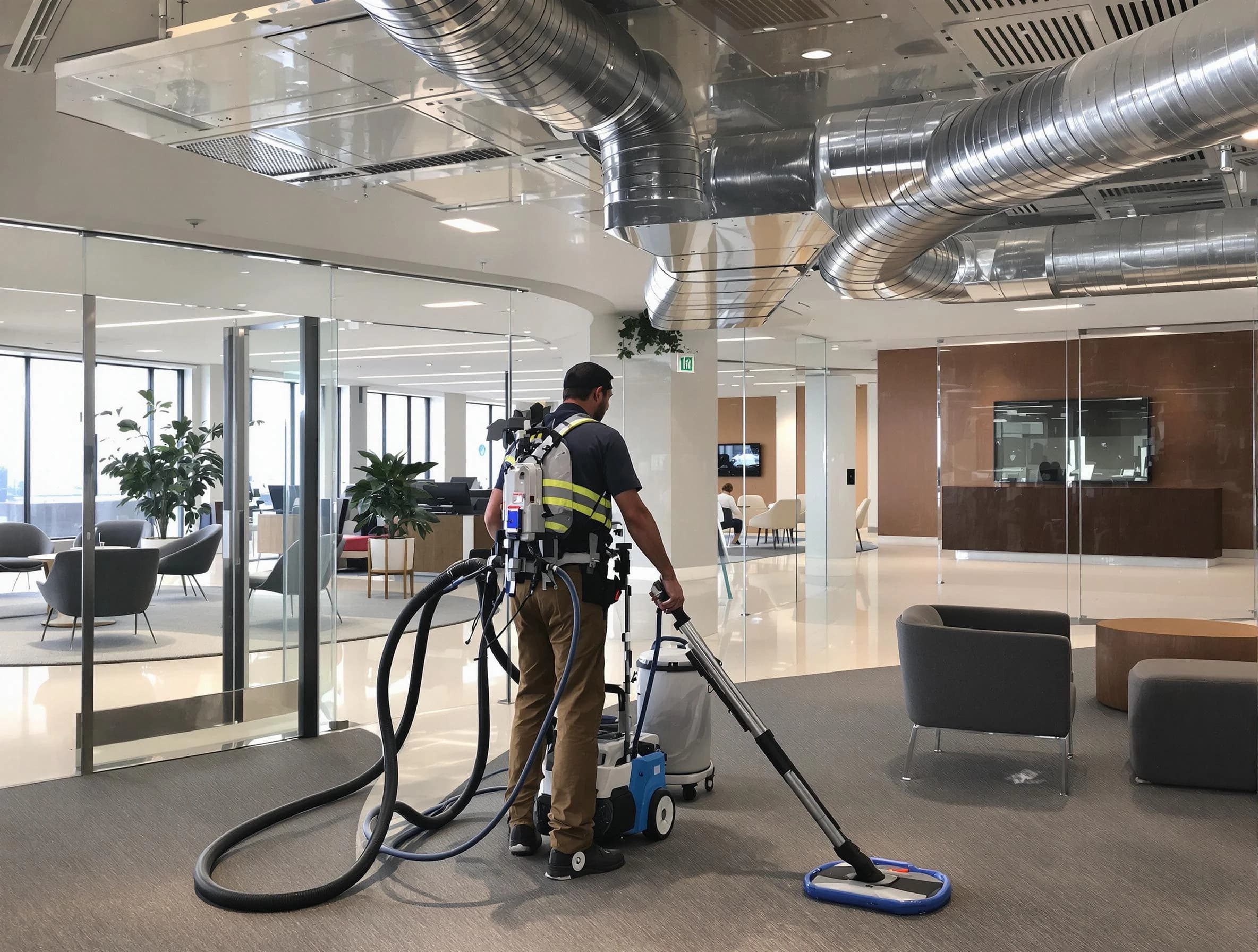 Commercial duct cleaning service by Fultondale Air Duct Cleaning in Fultondale
