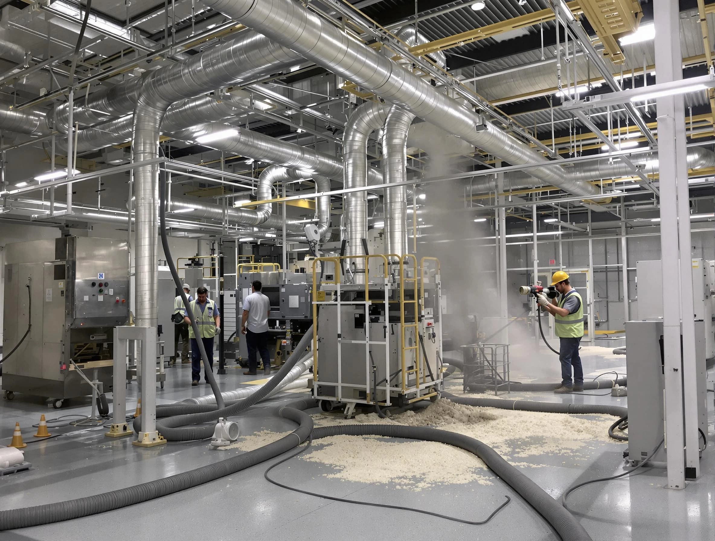 Heavy-duty industrial duct cleaning by Fultondale Air Duct Cleaning in Fultondale